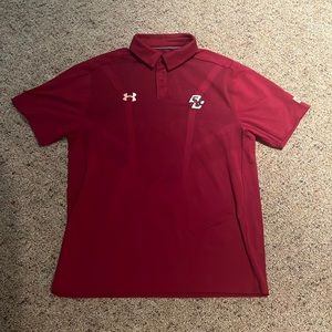 Boston College under armour polo shirt men’s large